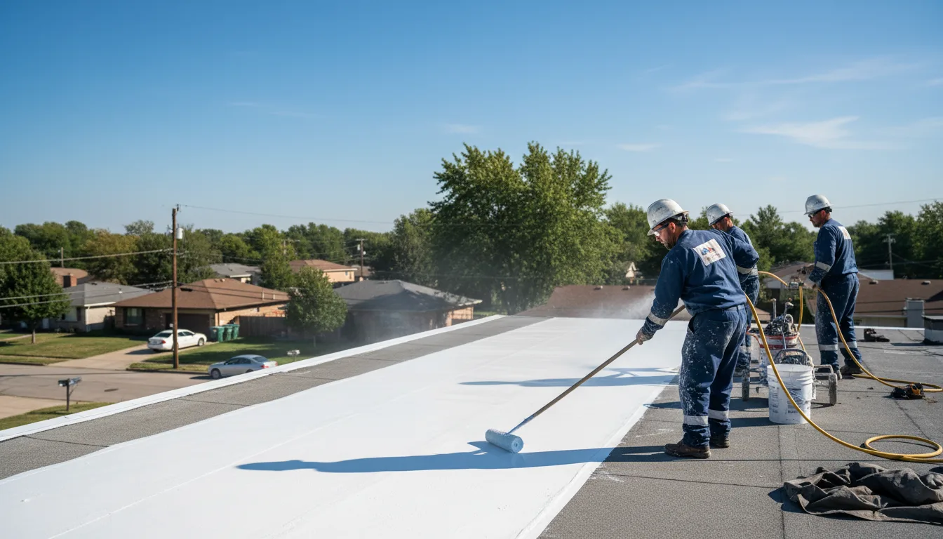 Commercial roof coating in Allen Park, MI near me